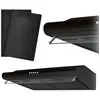 JANSHOP Hotte de Cuisine Sous Meuble - Berdsen BE-10A - 60 cm - Noir -...