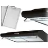 Hotte sous meuble - Berdsen BE-10A - 60 cm - Noir - LED - Filtre 5 cou...