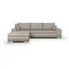 GPASPLUS Canapé Indian - Convert. réversible 5 places - Beige