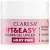 Claresa Soft&Easy Builder Gel base de vernis en gel ongles teinte Milk...