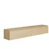 SELSEY Meuble TV 2 portes -suspendu - BEMMI- 175 cm - chêne de Lindberg