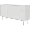 Selsey viviaro - commode - 154 cm avec trois tiroirs - blanc Viviaro