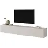 Selsey - bisira - Meuble tv - 200 cm - taupe (gris-beige)