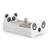 KOBI Lit enfant "PANDA" 140x70cm +tiroir + matelas + sommier