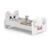 KOBI Lit enfant "PINK CAT" 160x80cm + sommier + matelas