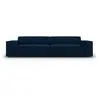 Micadoni Home Canapé 4 places en velours bleu roi