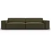Micadoni Home Canapé 3 places en velours vert