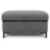 Pouf avec coffre yanis en tissu structurel gris CXL_POUF_113_F1_YANIS7