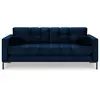COSMOPOLITAN DESIGN Canapé "Bali" 3 places en velours bleu roi TU