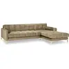 Canapé d'angle droit bali 5 places en velours beige COS_RC_51_E1_BALI2