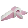 Set de blocs en mousse 4 éléments blanc rose pastel