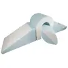 Set de blocs en mousse 4 élément blanc bleu pastel