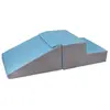 Set de 2 grands blocs en mousse blanc bleu gris 242281.4c.9