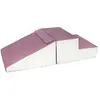 Set de 2 grands blocs en mousse blanc gris violet 2422841883