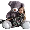 Velinda Nounours en peluche énorme Teddy Bear 75+85 gris