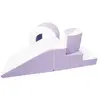 Set de blocs en mousse 4 éléments blanc lilas