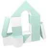 Set de 11 blocs en mousse blanc Menthe