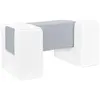 3 blocs en mousse blanc gris 2424745901