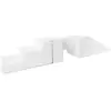Passerelle 5 blocs en mousse blanc 242481