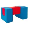 3 blocs en mousse bleu marine rouge 242474b.5