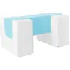Blocs en mousse blanc bleu 242461.4c