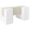 Blocs mousse blanc cappuccino