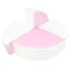 Set de 4 blocs en mousse blanc rose pastel 242701.20k