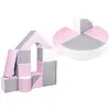 Set de 15 blocs en mousse le jeu blanc rose gris 242721.8b.9