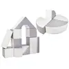 Set de 15 blocs en mousse le jeu blanc gris 2427245901