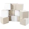 Lot cubes XXL mousse 12 pcs blanc, cappuccino