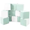 Lot cubes XXL mousse 12 pcs blanc, Menthe
