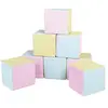 Lot cubes XXL mousse 8 pcs rose, bleu, jaune