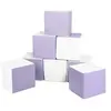 Lot cubes XXL mousse 8 pcs blanc, lilas