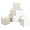 Lot cubes XXL mousse 8 pcs blanc, cappuccino