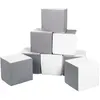 Lot cubes XXL mousse 8 pcs blanc,gris