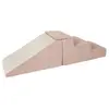 Lot de 2 grands blocs en mousse rose velours côtelé 242338bsz