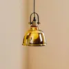 Euluna Suspension AMALFI avec abat-jour transparent, or