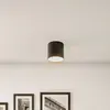 Euluna Plafonnier Point Plexi M, noir/opale