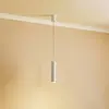 Euluna Suspension Eye, hauteur abat-jour 25 cm, blanc