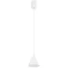 Euluna Suspension ZENITH, blanc, Ø 11 cm, métal, GU10