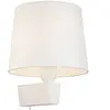 Euluna Applique murale Chillin I avec interrupteur, blanc