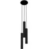 Euluna Suspension Eye L, noir, à 3 lampes