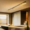 Euluna Spot pour plafond Mono VI noir/laiton, à 6 lampes