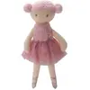 InnoGIO GIObalerina, Peluche Poupée Ballerine 33cm pour Enfant et Nourrisson, Doudou de Naissance pour Bébé, Matière Douce au Toucher, Jouet avec Composants Sécurisés, Aide à l'Endormissement, Rose