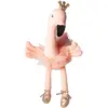 InnoGIO GIOflaming, Peluche Flamant Rose 25cm pour Enfant et Nourrisson, Doudou de Naissance pour Bébé, Matière Douce au Toucher, Jouet avec Composants Sécurisés, Aide à l'Endormissement, Rose