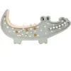 LITTLE LIGHTS Lampe Veilleuse Crocodile Kaki Pastel