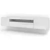 FURNLUX Meuble TV bas universel Aura 200 cm à suspendre ou à poser bla...