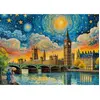 CherryPazzi Puzzle 1000 pièces : Ciel impressionniste au-dessus de Londres