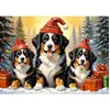 Puzzle 1000 pièces : Chiots des fêtes