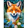 CherryPazzi Puzzle 1000 pièces : Renard Roux en Fleurs